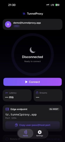 TunnelProxy Screenshot 1 of 4