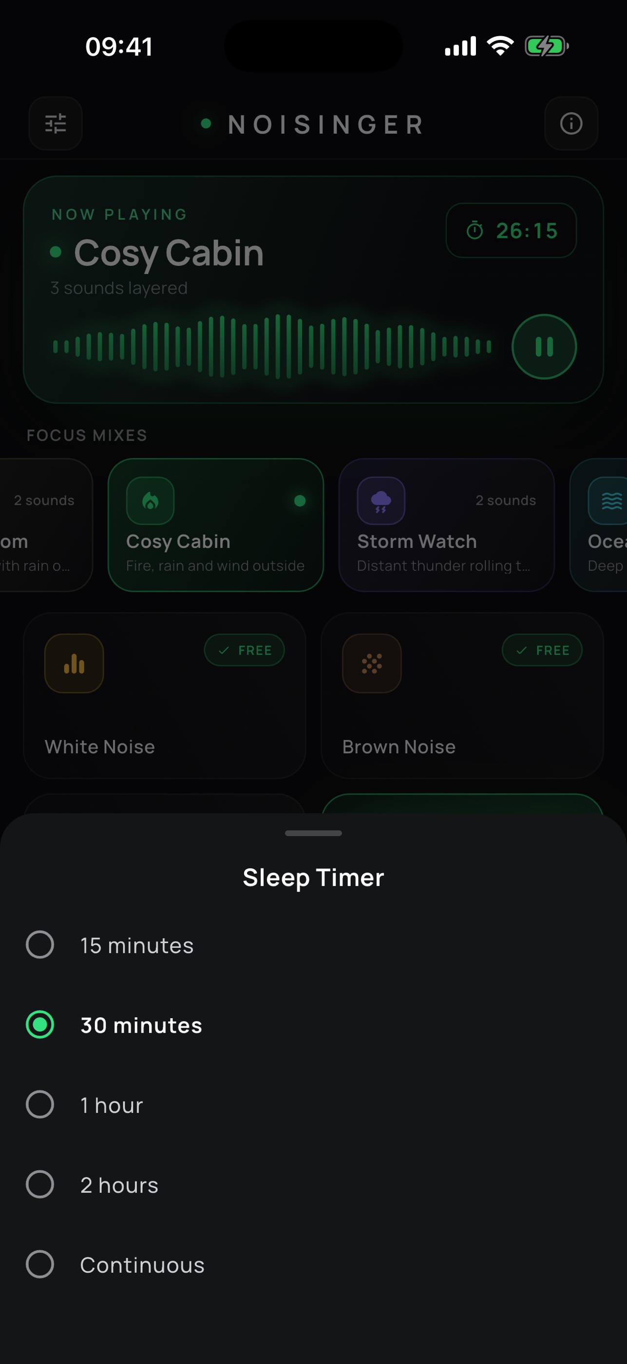 Screenshot 4 of Noisinger: Focus Sound Mixer