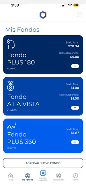 Plusfondos screenshot 2