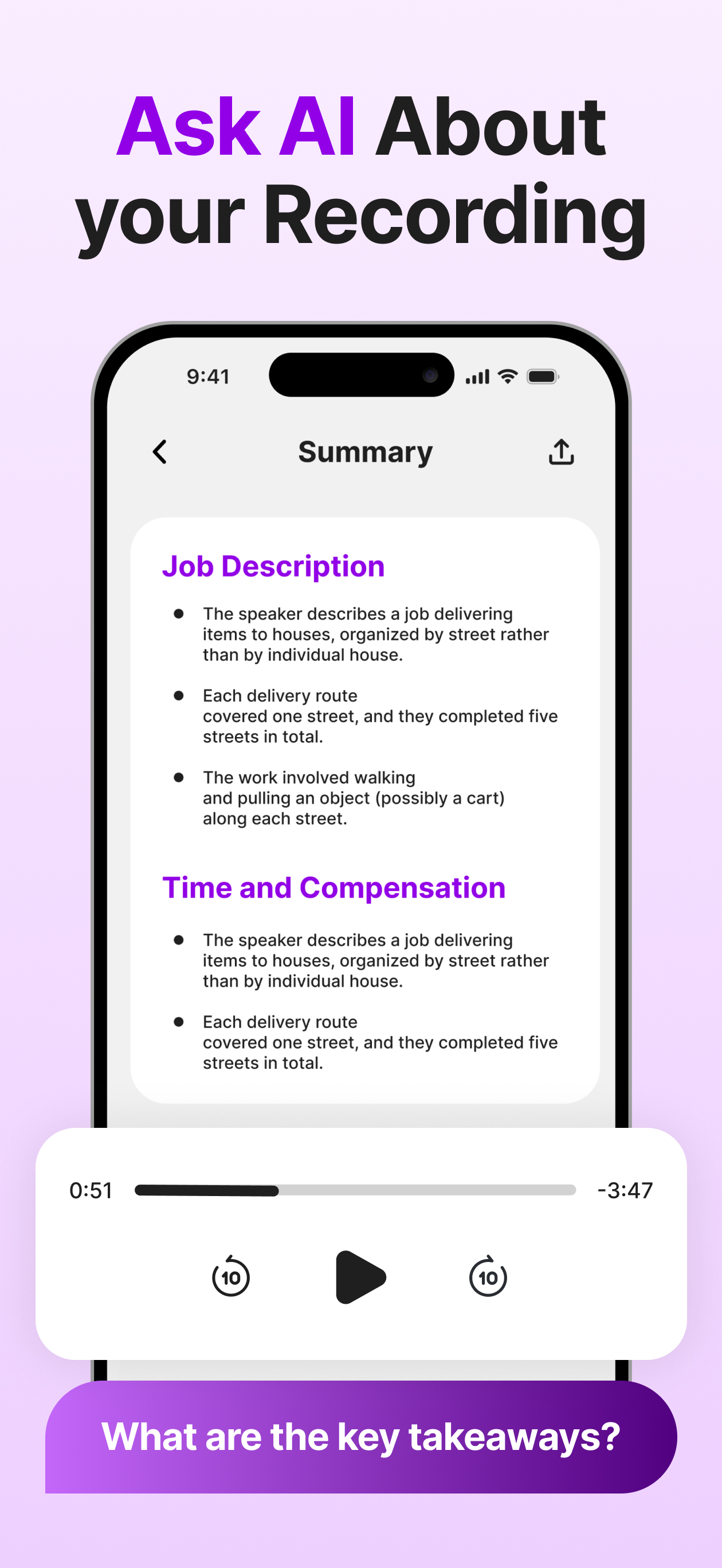 Notetaking & Audio Transcriber screenshot 4