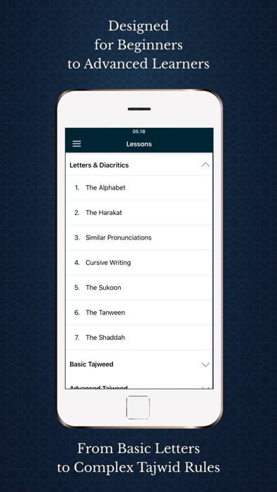 Learn Quran Tajwid iPhone screenshot 2 - Education app