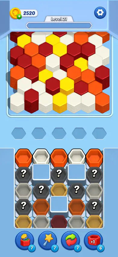 Hexa Fall: Color Sort screenshot 4
