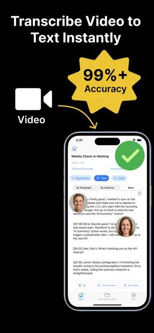 Video to Text, Transcribe, AI screenshot 1