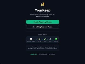 YourKeep iPad screenshot