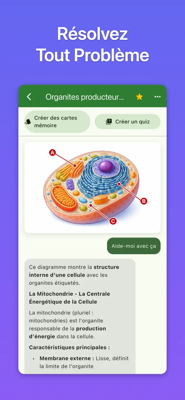 Screenshot #1 pour Biologie IA & Aide: Bio Ace