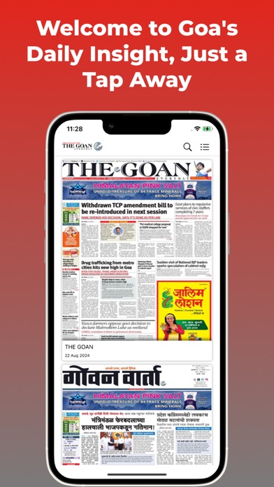 The Goan E-Paper Screenshot
