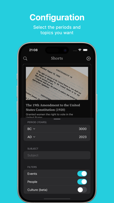 History Shorts Screenshot