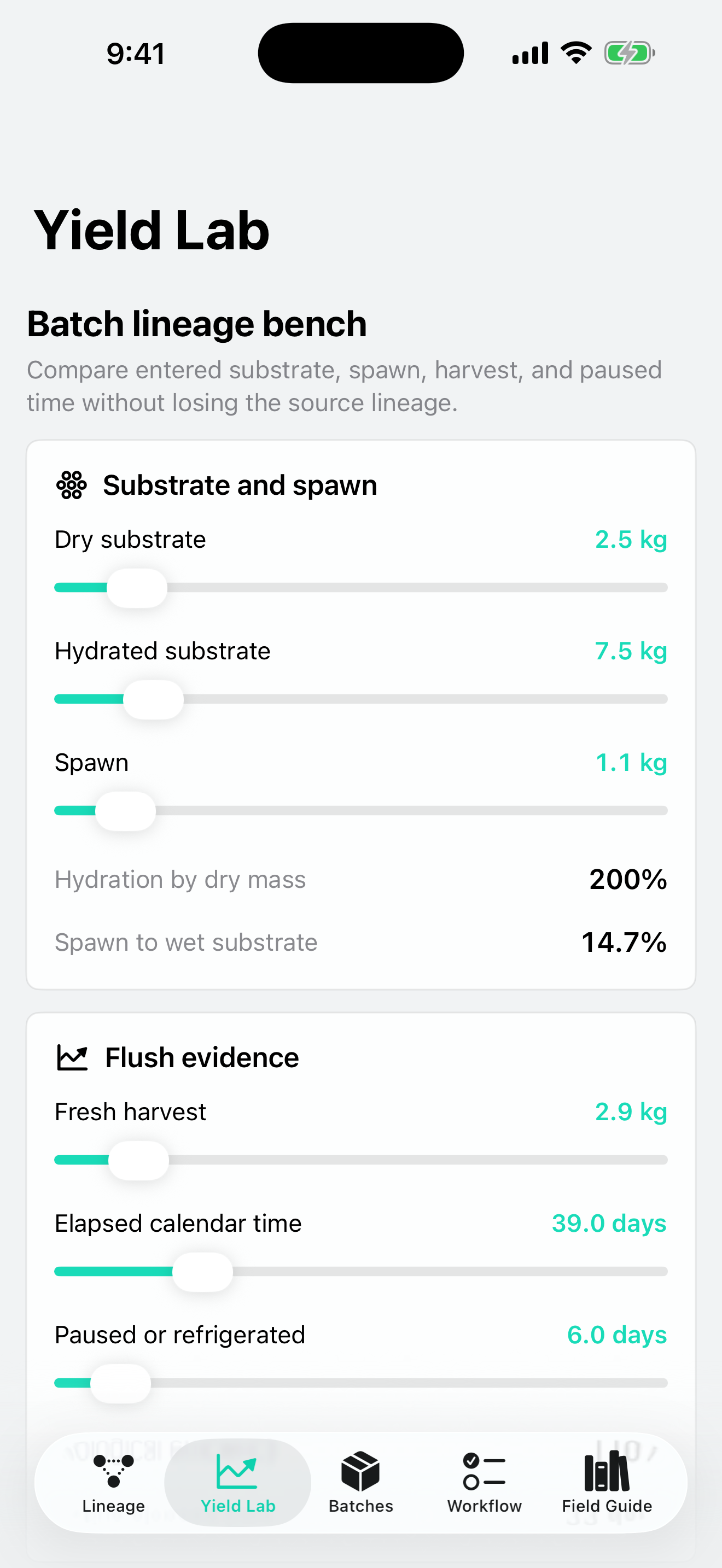 Mycophase: Grow Ledger screenshot 2 of 3