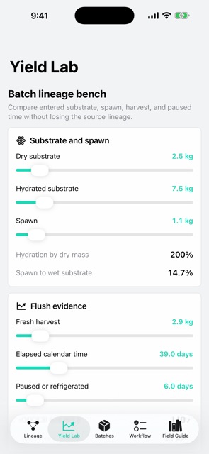 Mycophase: Grow Ledger screenshot 3