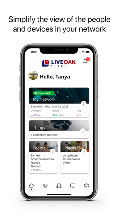 LiveOak Fiber Screenshot