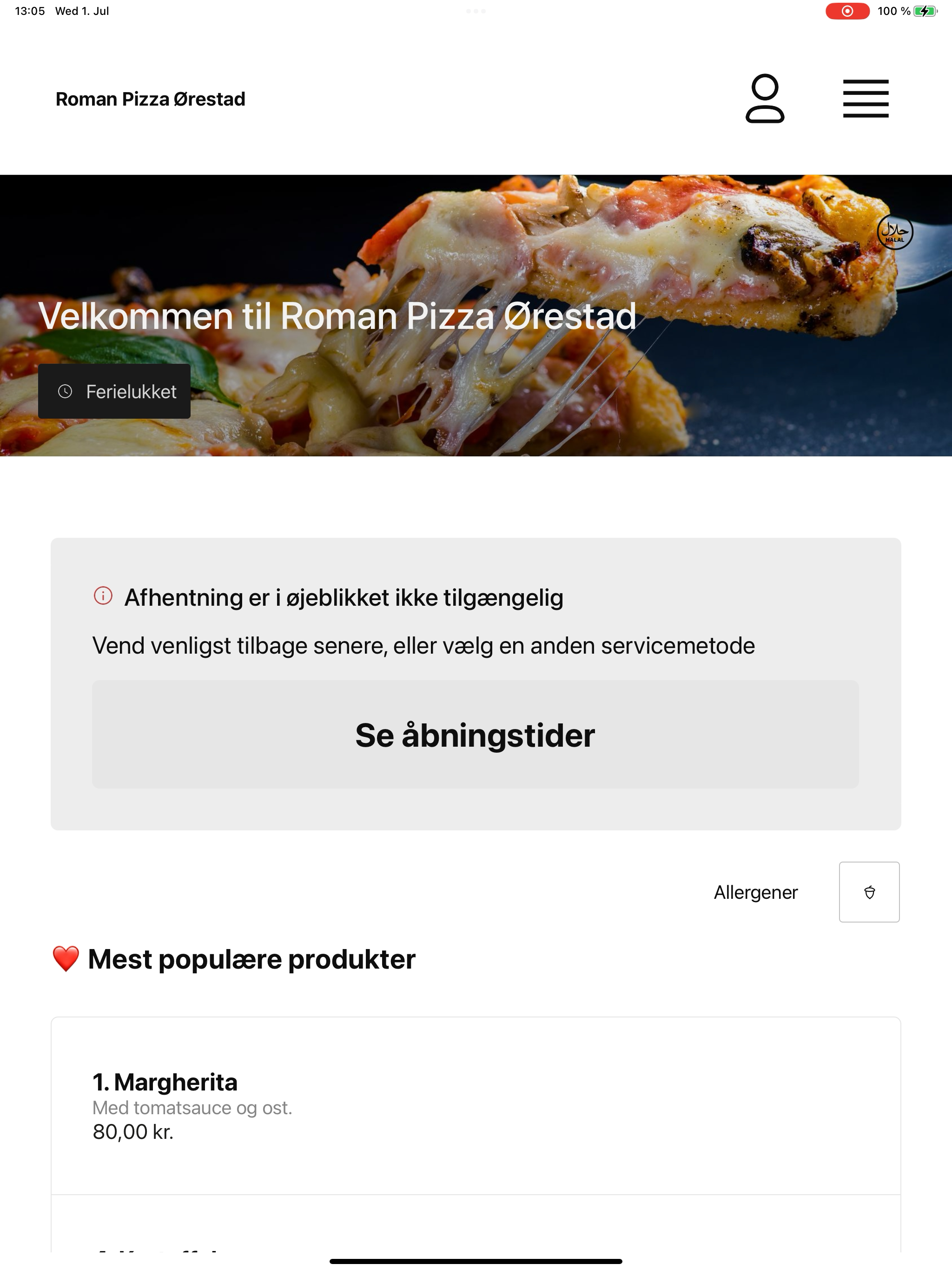 Roman Pizza Ørestad DK screenshot 9