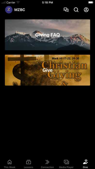 Mt. Zion Kalamazoo iPhone screenshot 5 - Lifestyle app