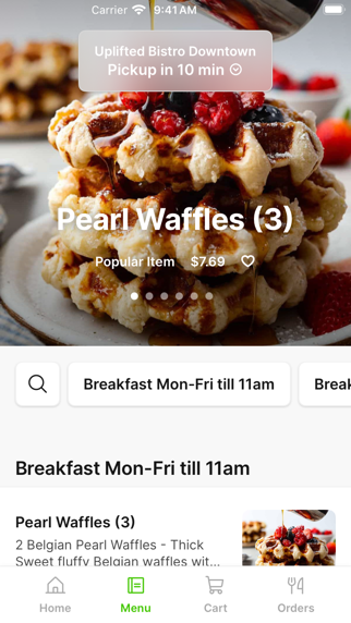Uplifted Bistro To Go iPhone screenshot 2 - Food & Drink app