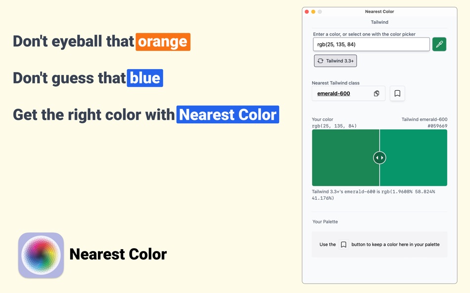 Nearest Color (macOS) 来自: Edward Johnson-Williams
