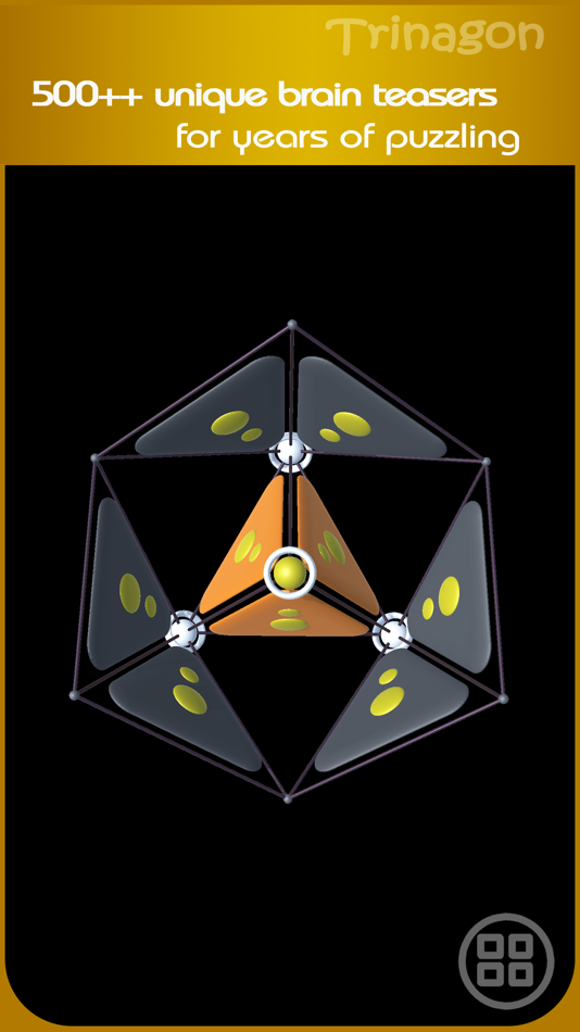#5. Trinagon 3D Logic Puzzle (iOS) 由: lucas pradlwarter