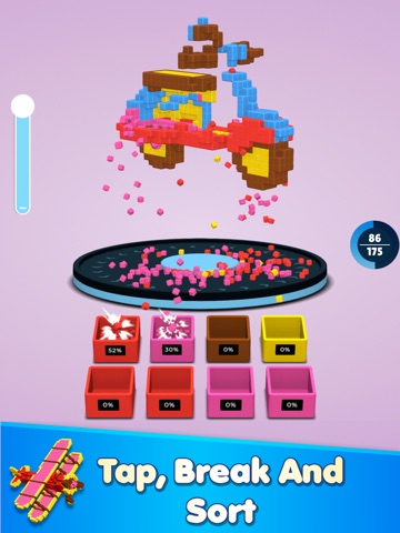 Cube Sort 3D : Destroy Puzzle iPad screenshot