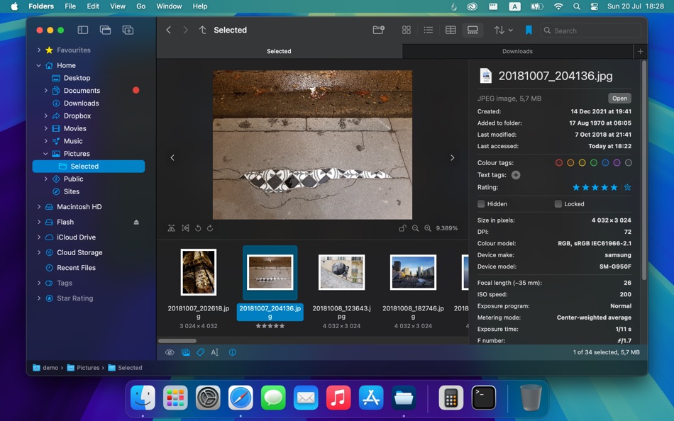 #6. Folders File Manager (macOS) Podle: Andriy Konstantynov