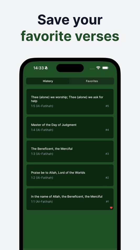 #3. Daily Quran - Verse a Day (iOS) 由: Adrien Blanc