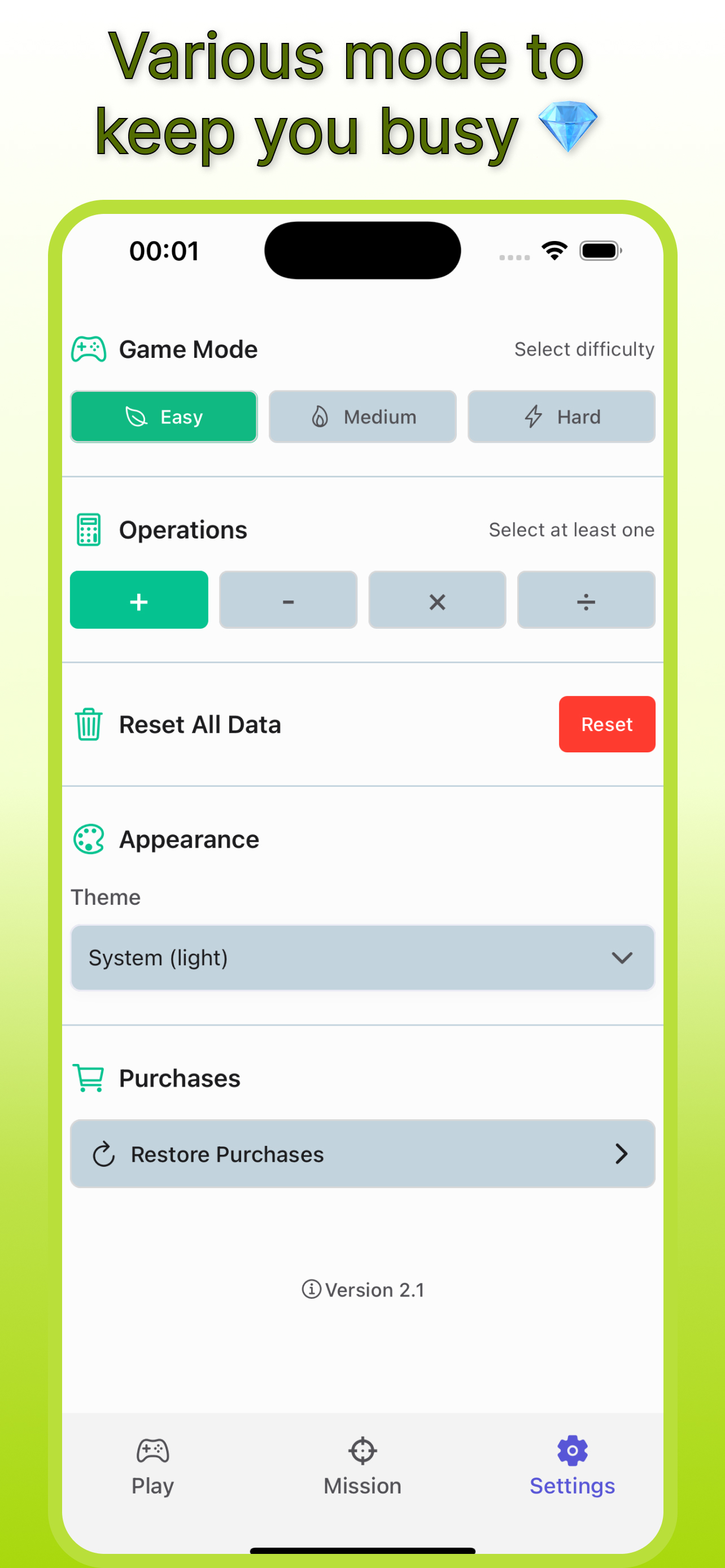 Speed Math - Simple Maths Game