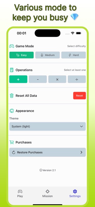 Speed Math - Simple Maths Game Screenshot 4 of 4