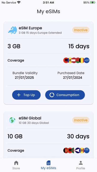 eSIMply - Internet eSIM Screenshot