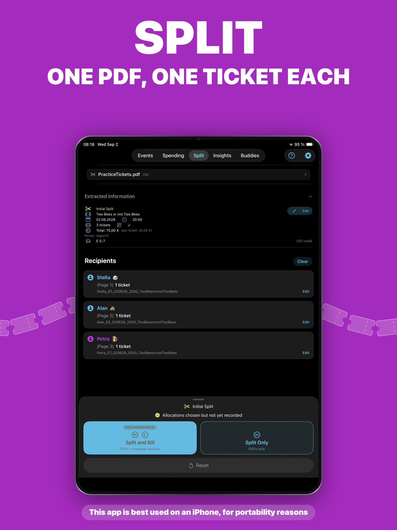 Screenshot 9 of TicketFae: Split Ticket PDFs