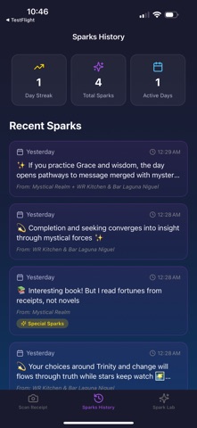 Receipt Spark: Fun Insights screenshot