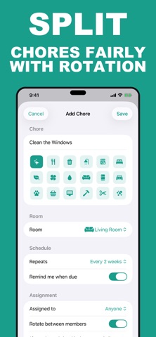Chore Household Task Tracker screenshot