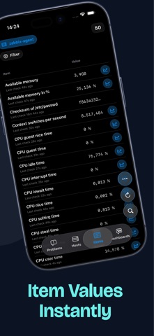 TriggerDeck for Zabbix screenshot