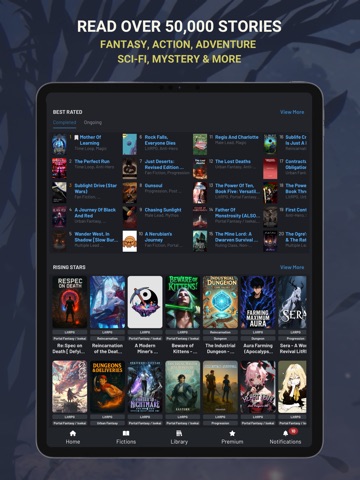 Royal Road - Read Stories iPad screenshot