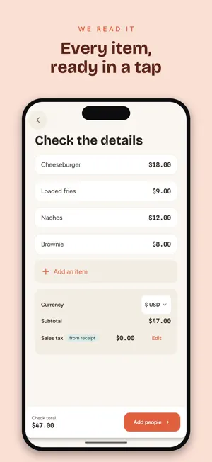 TipChip: Split Bills & Tips screenshot 2