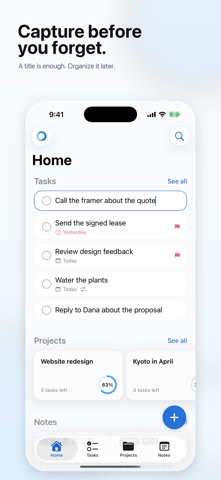 Organizly: Task & Notes Screenshot 1 of 6