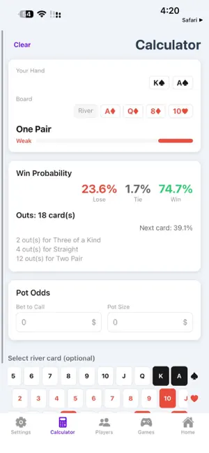 Poker Buy Manager screenshot 4