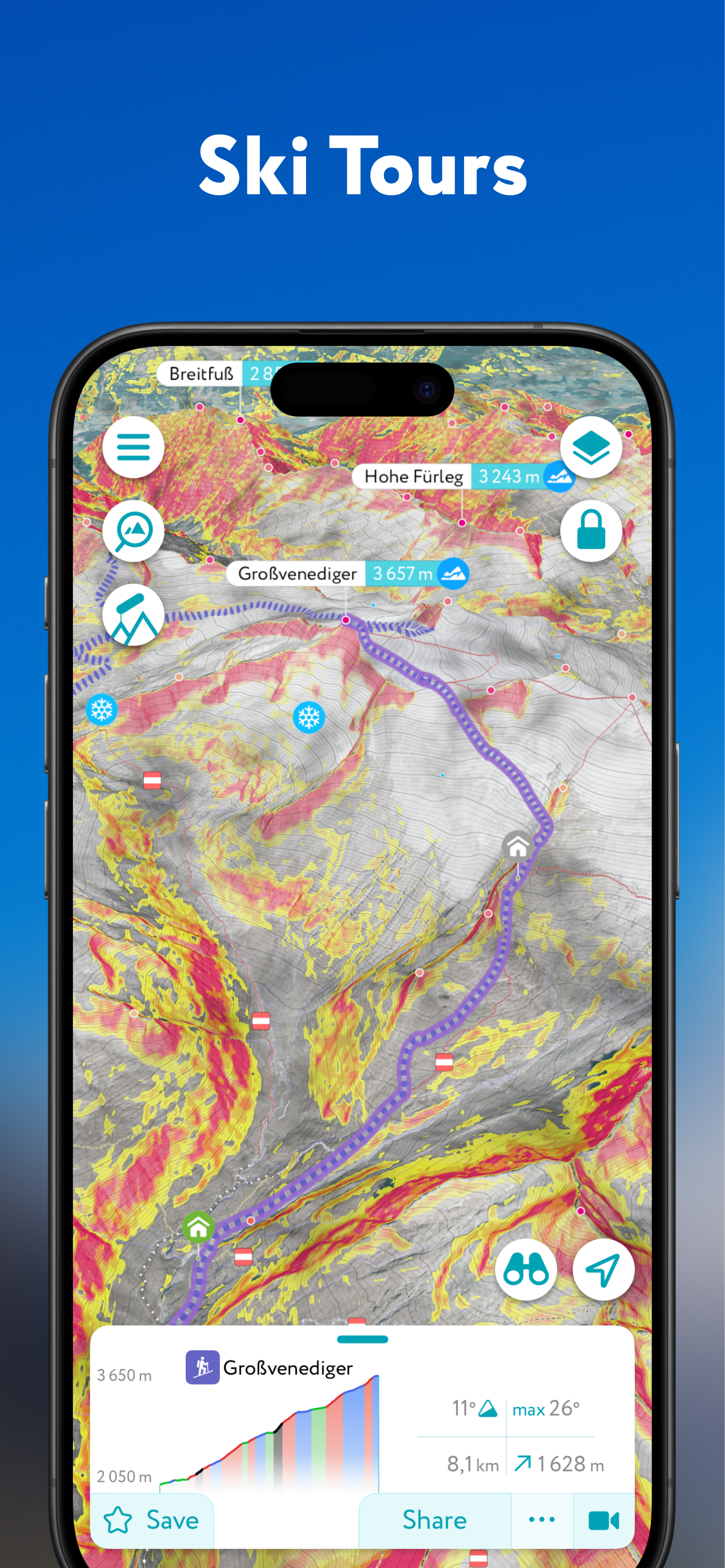 Hiking Maps - PeakVisor