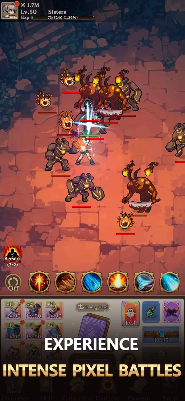 Dungeon Sisters : IDLE RPG Hack screenshot 11 - game app interface