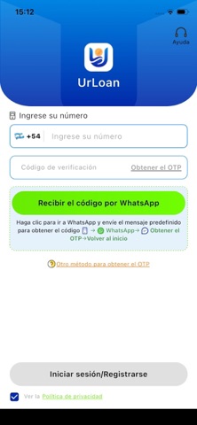 UrLoan iPhone screenshot 1