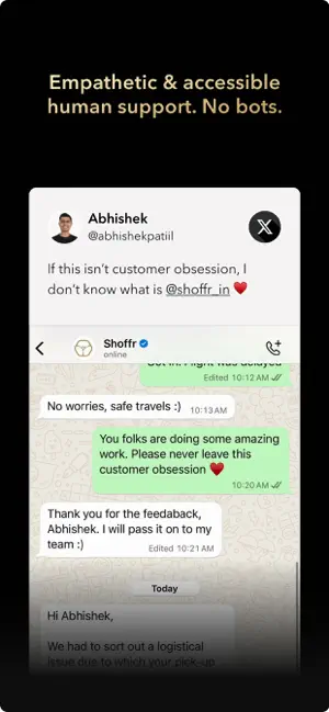Shoffr: premium taxi service screenshot 4