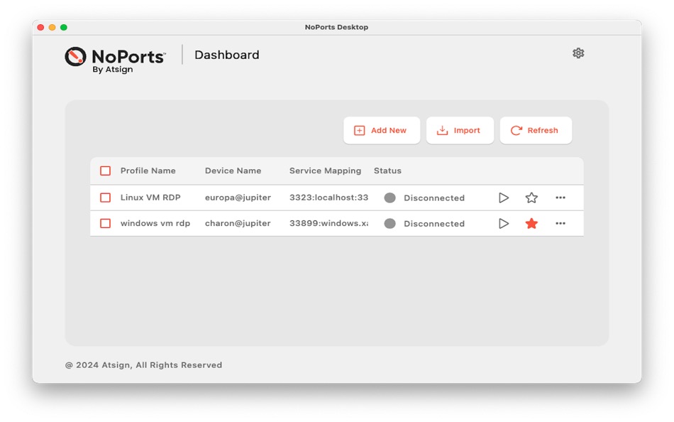 #2. Noports Desktop (macOS) 게시자: Atsign