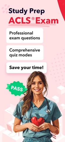 AHA ACLS Exam Prep 2026 iPhone screenshot