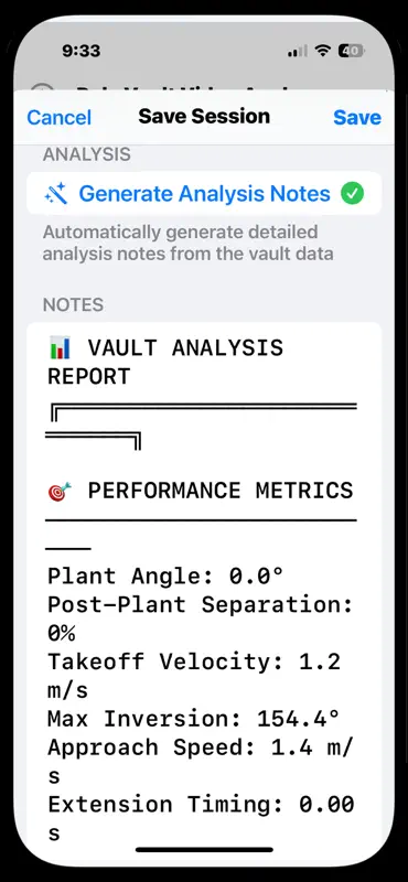 Pole Vault Analyzer screenshot 4 of 6