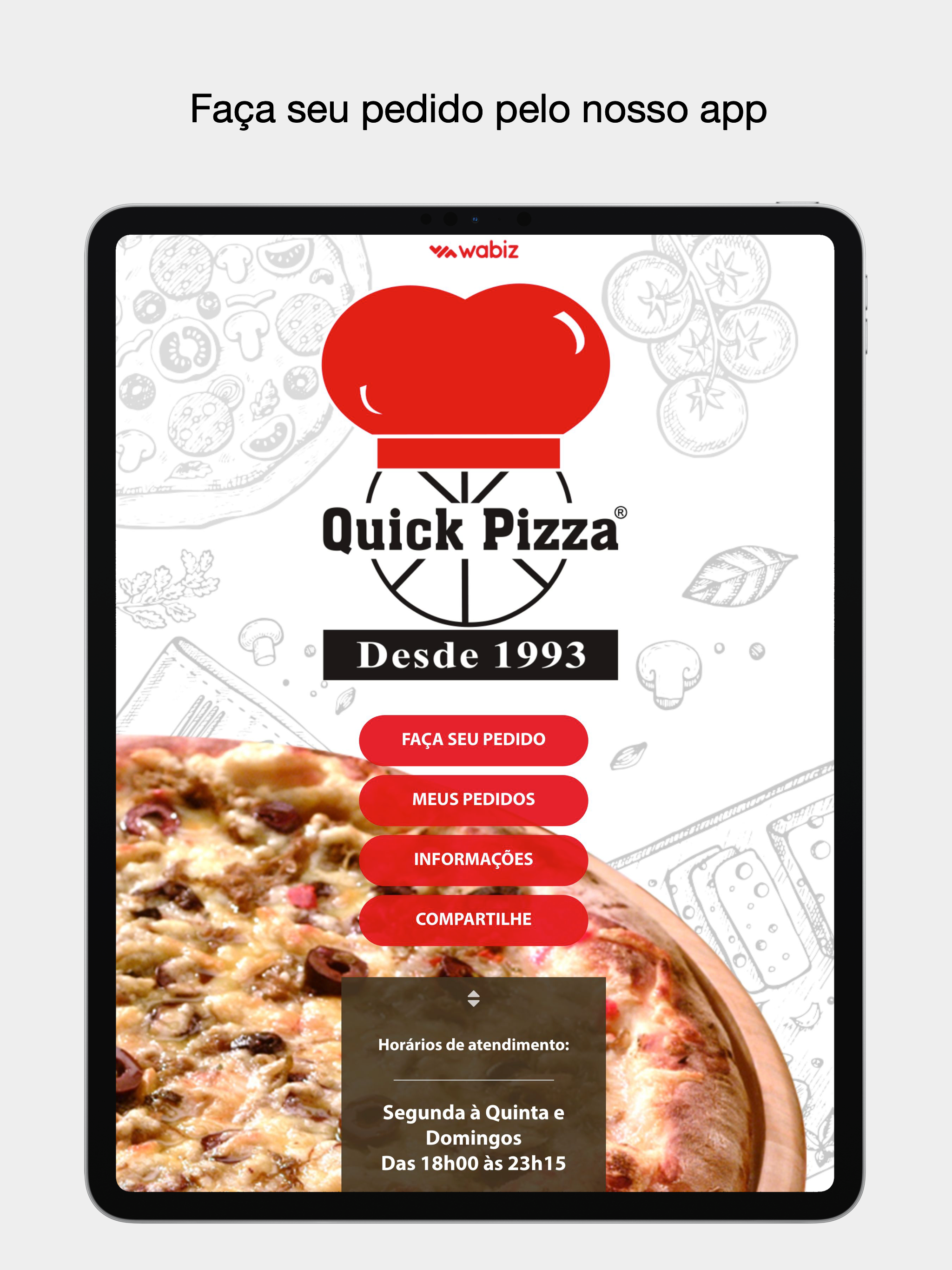 Quick Pizza App