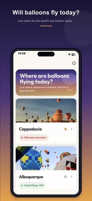 Balloon Status: Fly or Not? screenshot 1