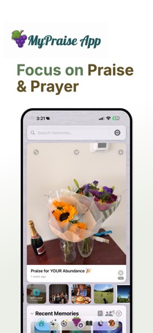 MyPraise App iPhone screenshot