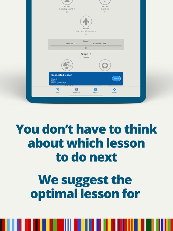 Qlango: Learn 70+ Languages iPad screenshot 5 - Education app
