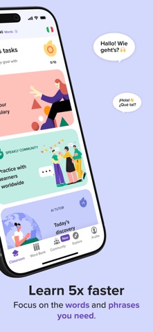 Speakly: Learn Languages Fast app screenshot 2