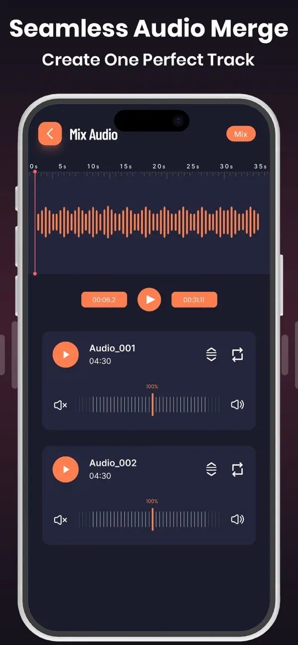 Screenshot #3 pour Audio Editor Music Editor