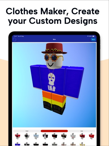 SkinOx - Create and Edit Skins iPad screenshot