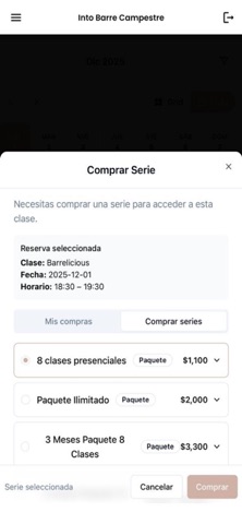 Into Barre - Wellness Studio screenshot