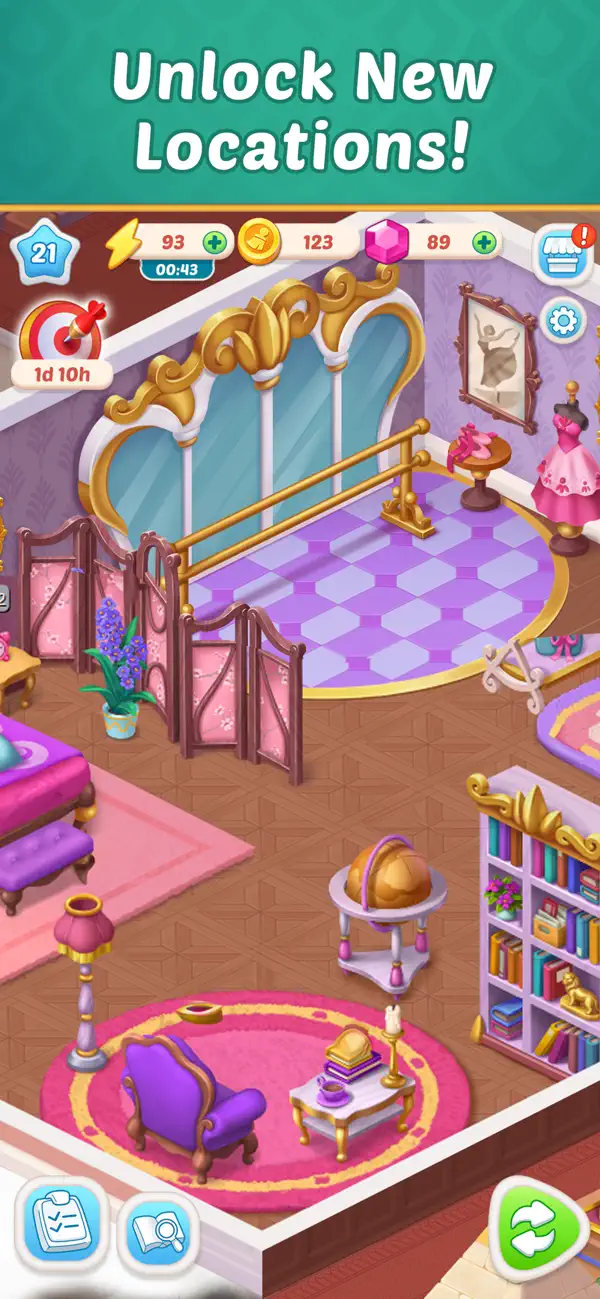 #3. Mansion Tale: Merge Secrets (iOS) Von: TAPCLAP