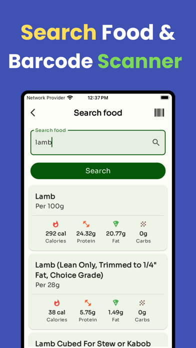 Screenshot 2 of HerCalories - Meal tracker App